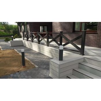  Террасная доска ДПК пустотелая UnoDeck Ultra серый, 150х24х3000, фото 5 