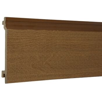  Фасадная панель из ДПК CM Cladding BARK 3000 х 156 х 21 цвет Тик, упаковка 4 шт, фото 3 