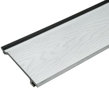  Фасадная панель из ДПК CM Cladding FUSION  Коэкструзия 3000 х 156 х 21 цвет Белый  гарантия 25 лет, фото 2 