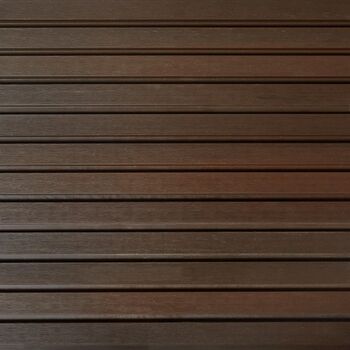  Фасадная панель из ДПК реечная стеновая CM Wall Коэкструзия 4000 х 219 х 26 цвет Merbau (Мербау,  Темное дерево), фото 3 